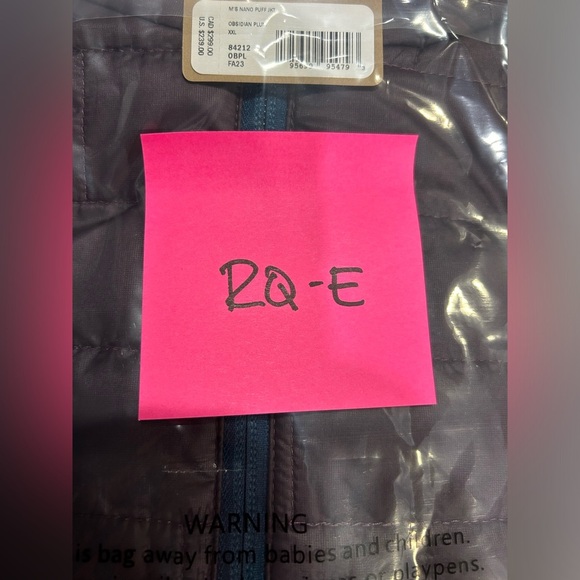 Patagonia Men’s XXL Nano Puff Jacket Obsidian Plum Purple NWT Puffer - Picture 14 of 14